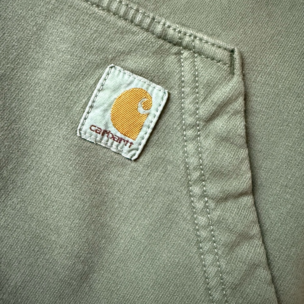 Carhartt Men's Green Hoodie, Small - Picture 2 of 4
